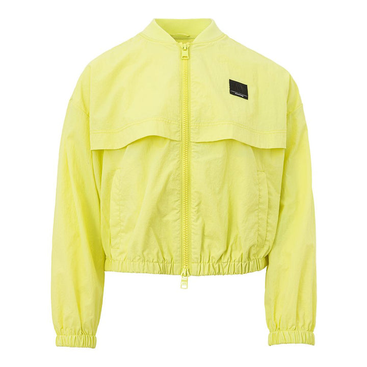 Chic yellow polyamide jacket for women