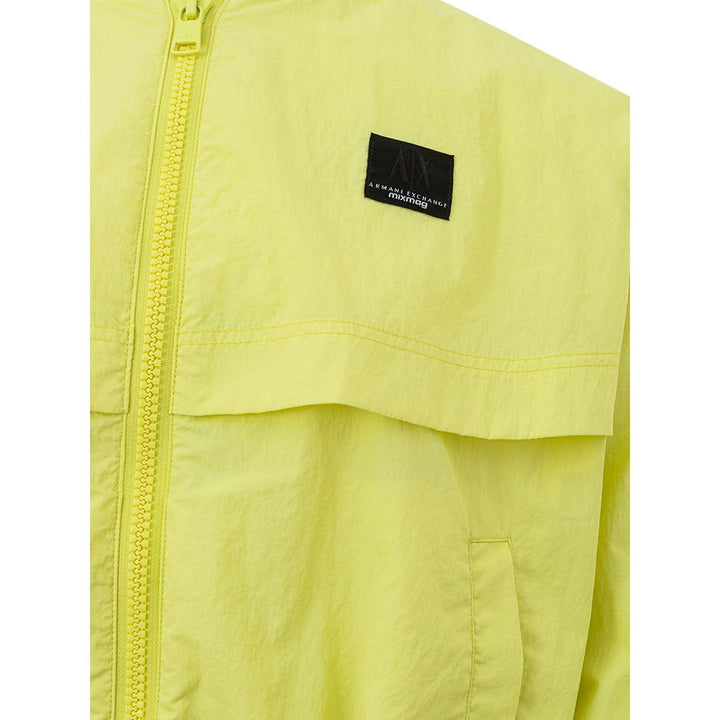 Chic yellow polyamide jacket for women