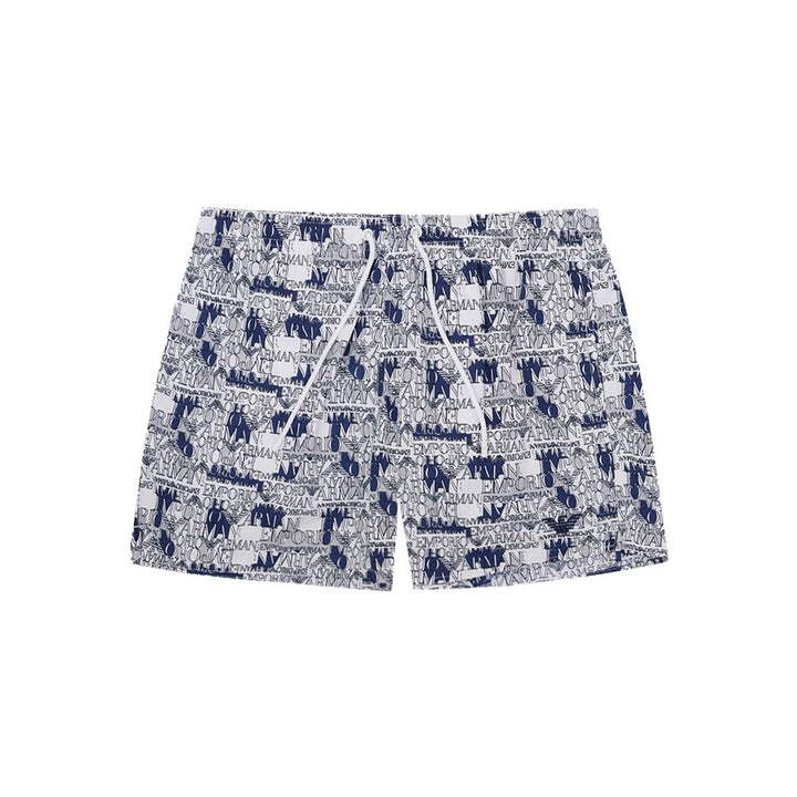 Elegante weiße Polyester-Badeshorts
