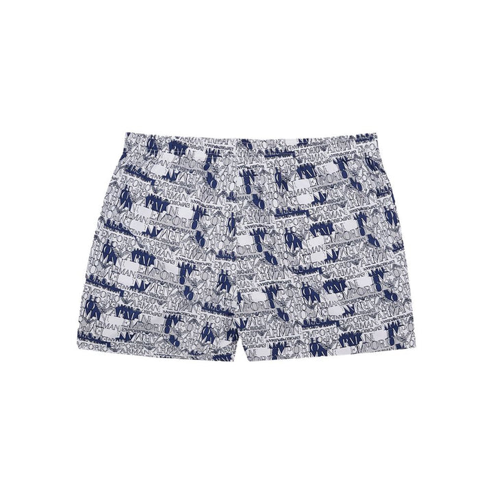 Elegante weiße Polyester-Badeshorts