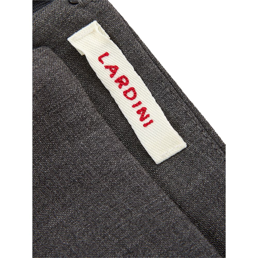 Chic grey wool pencil skirt
