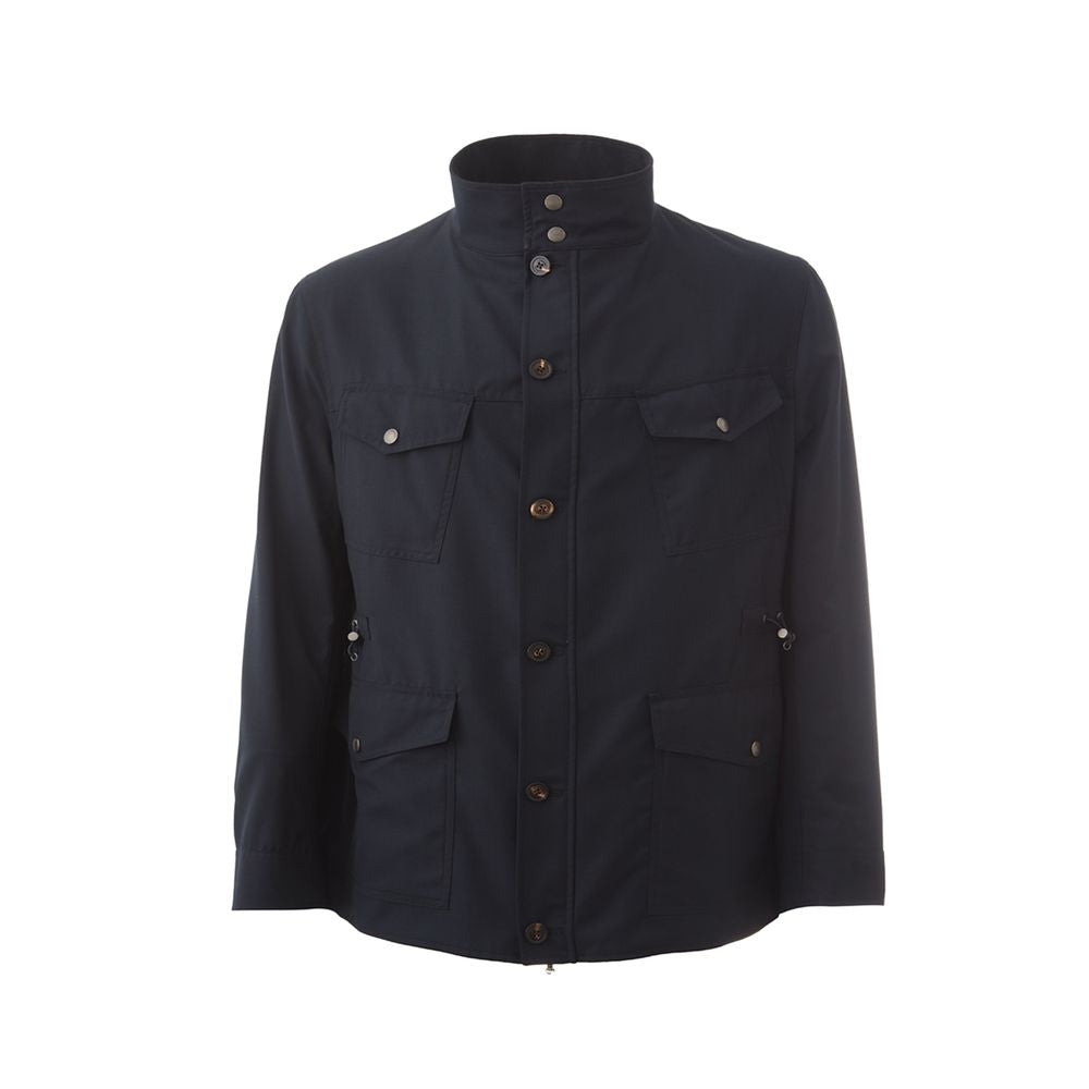 Elegant men's jacket made of wool blend