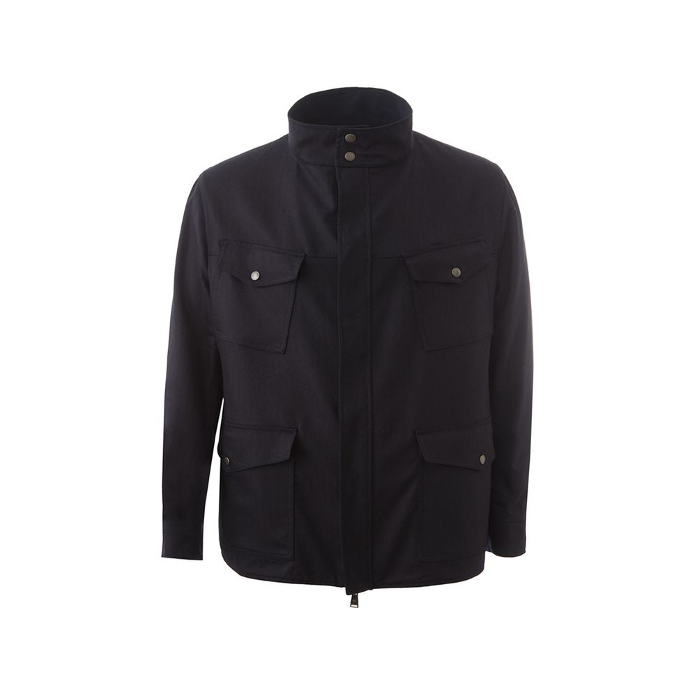 Elegant men's jacket made of wool blend
