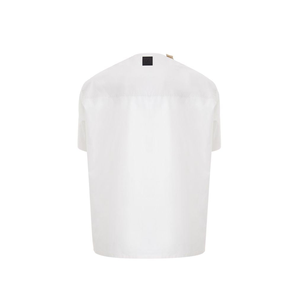 T-Shirt aus weißer Baumwolle