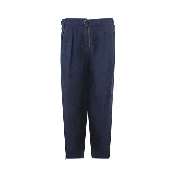 Blue linen jeans &amp; trousers