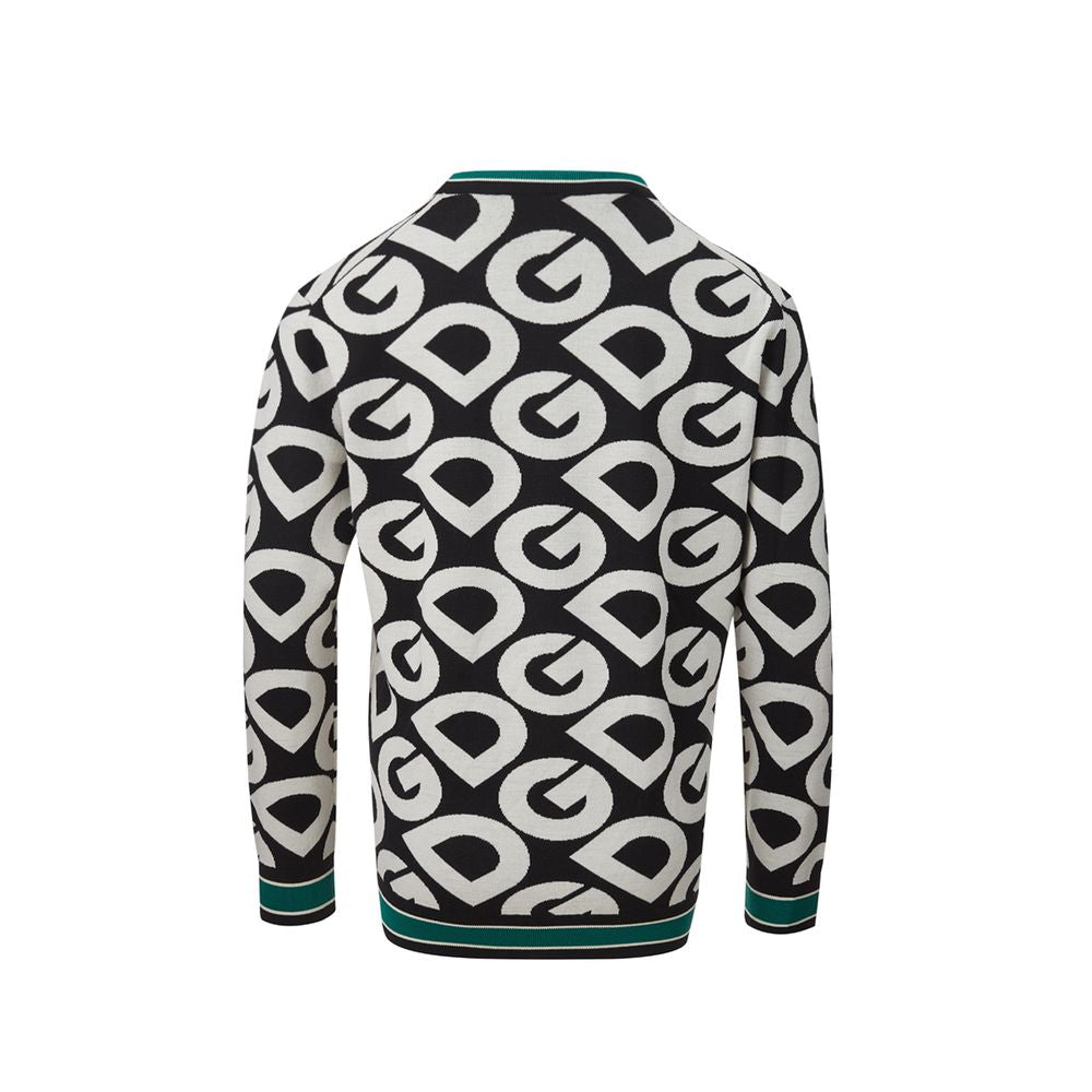 Eleganter schwarzer Baumwollpullover für anspruchsvollen Stil