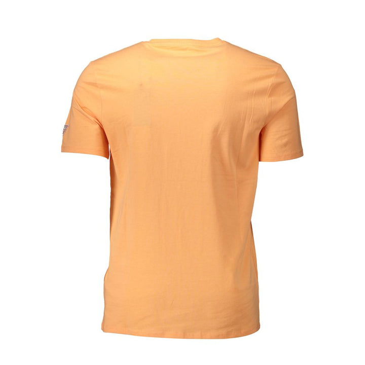 Orange Baumwolle Männer T-Shirt