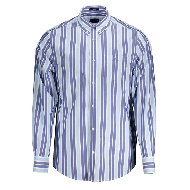 Light blue cotton shirt for men