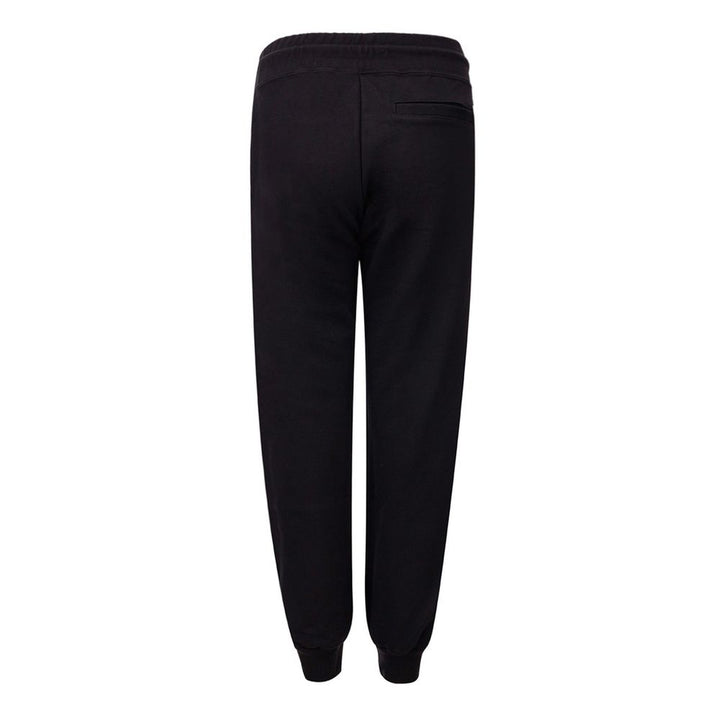 Schwarze Baumwoll-Jogger Workout-Hose