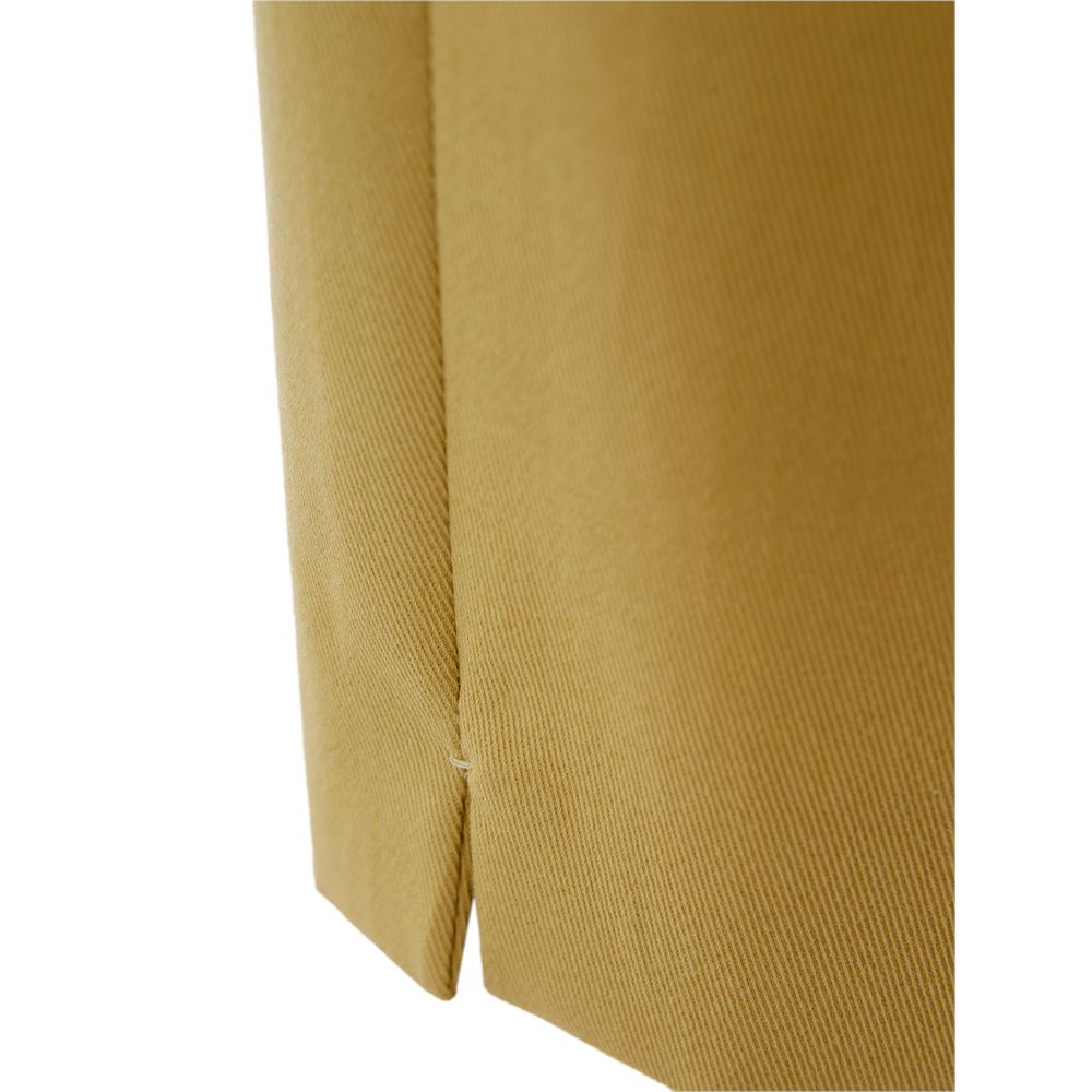 Golden elegance cotton trousers