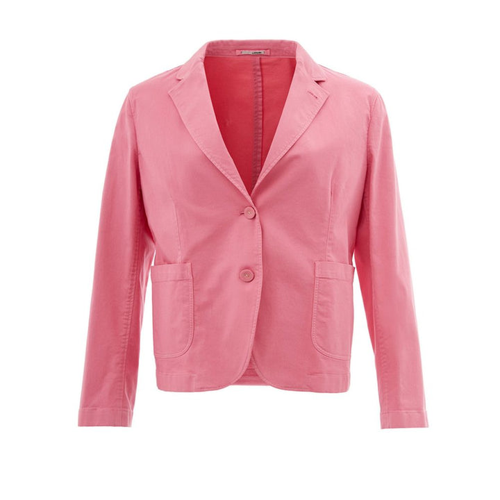 Elegante rosa Baumwolljacke für Sie