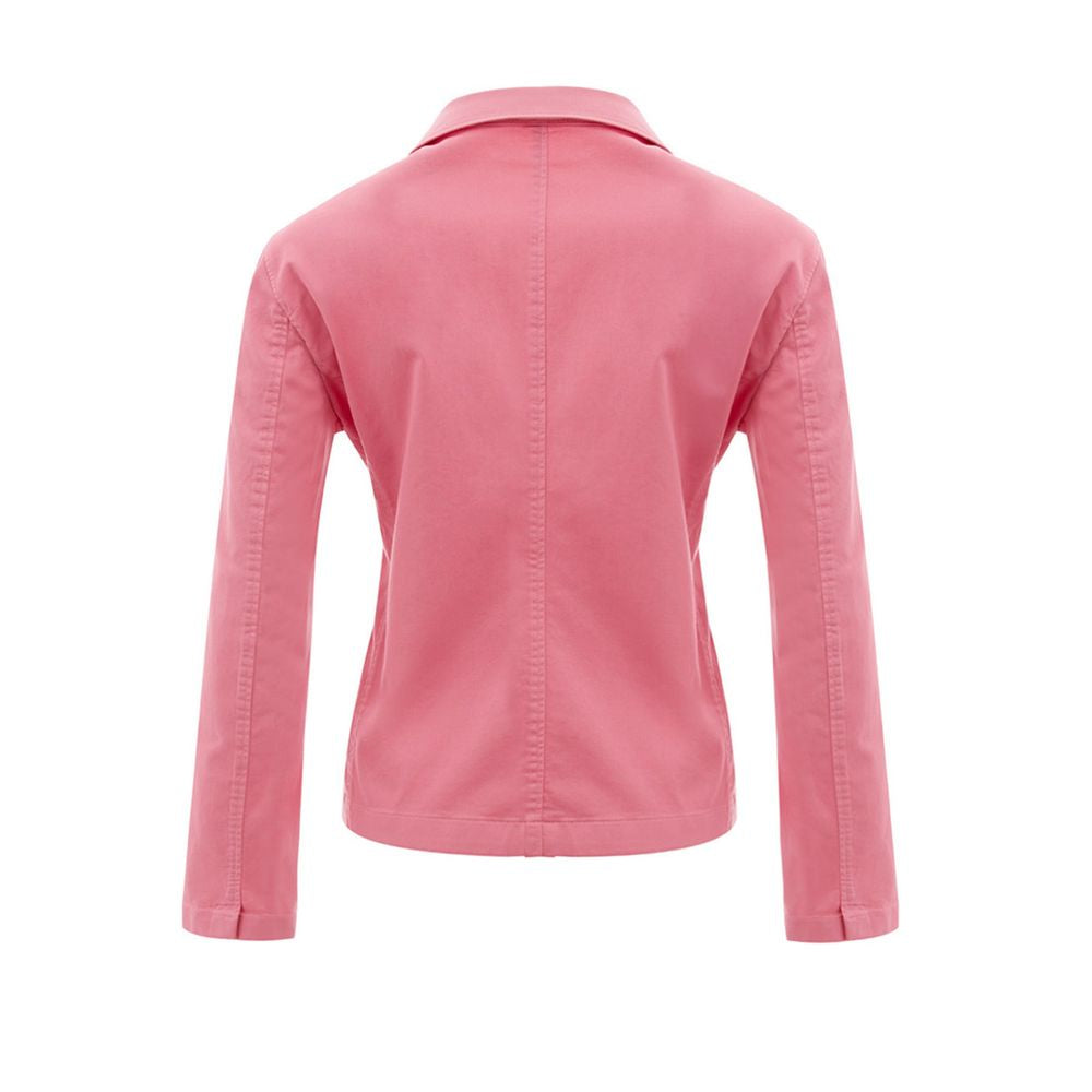 Elegante rosa Baumwolljacke für Sie