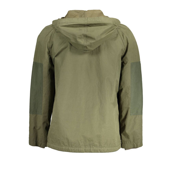 Green cotton men's jacket