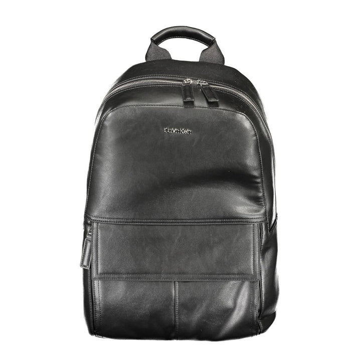 Schwarzer Polyester-Rucksack für Männer