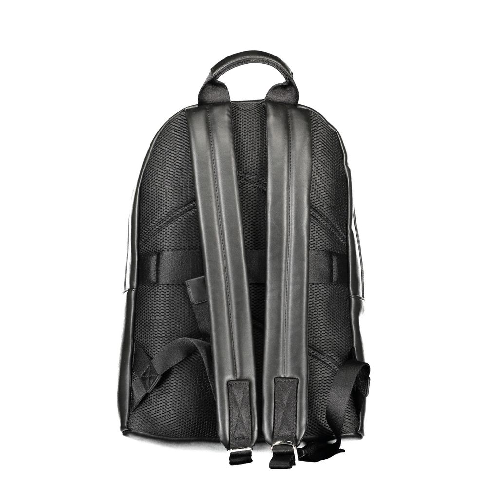 Schwarzer Polyester-Rucksack für Männer