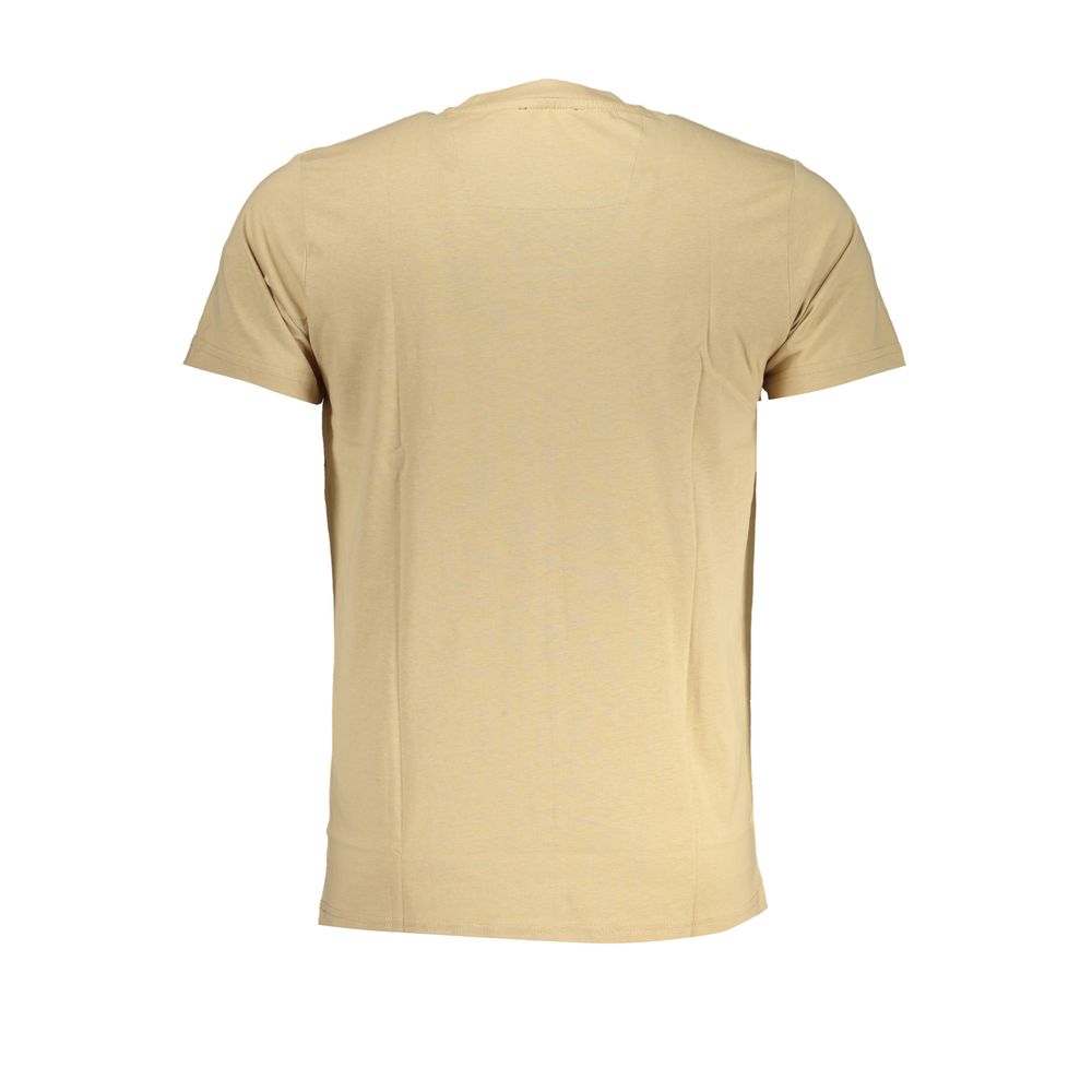 T-Shirt aus beiger Baumwolle