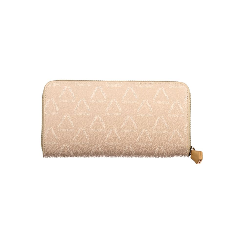 Beige Polyethylen Brieftasche