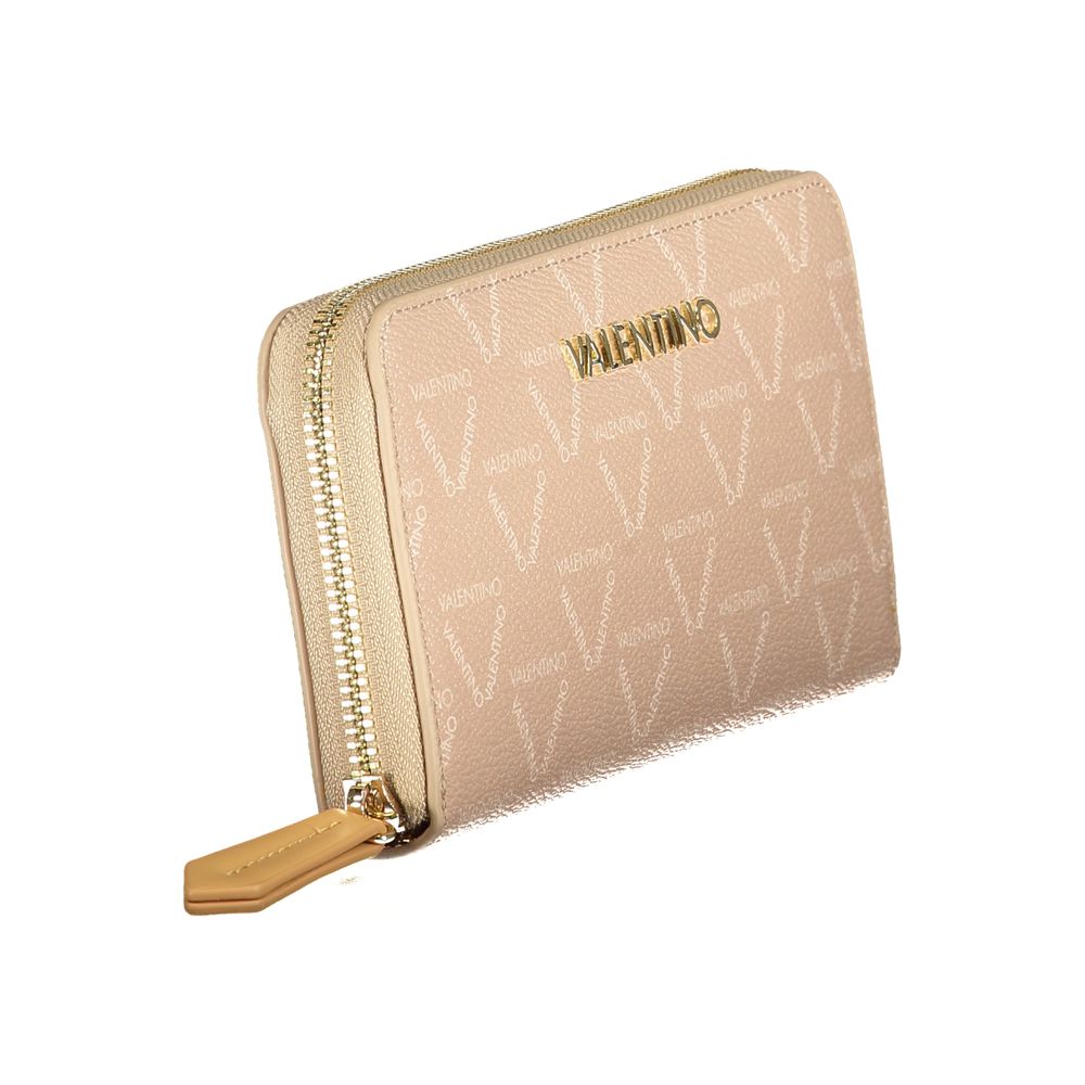 Beige Polyethylen Brieftasche