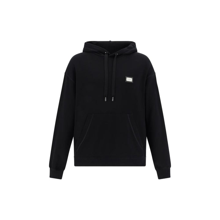 Baumwoll-Sweatshirt in Schwarz