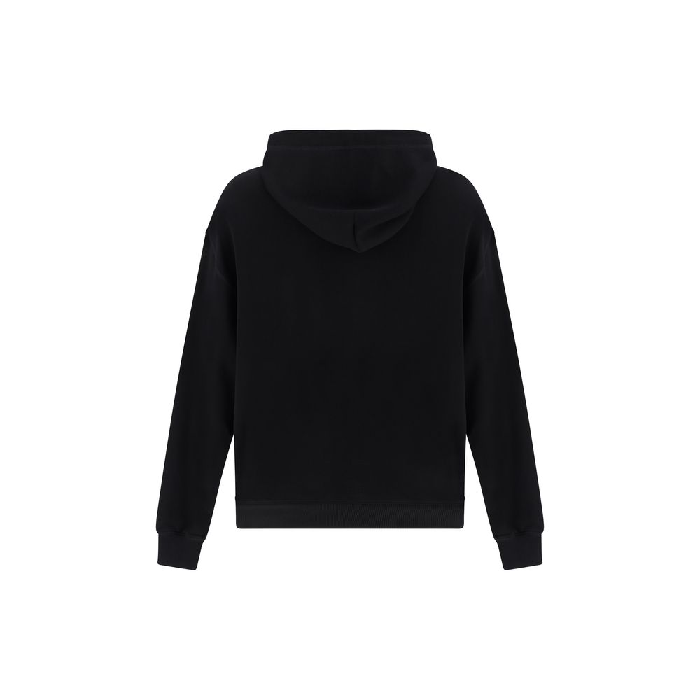 Baumwoll-Sweatshirt in Schwarz