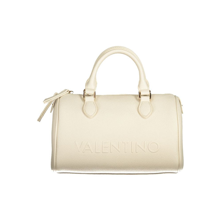Beigefarbene Polyethylen-Handtasche