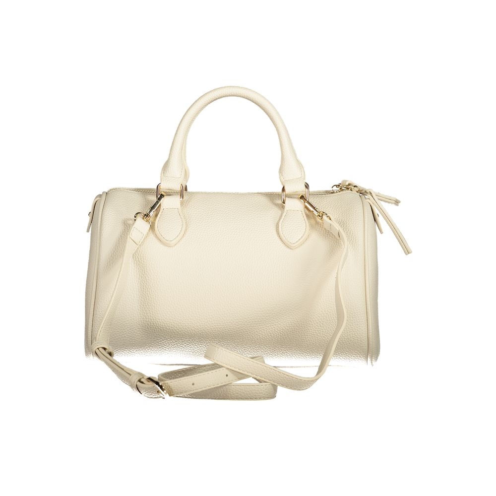 Beigefarbene Polyethylen-Handtasche