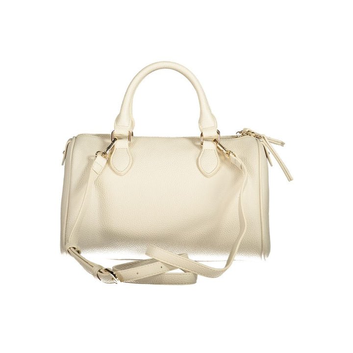 Beigefarbene Polyethylen-Handtasche