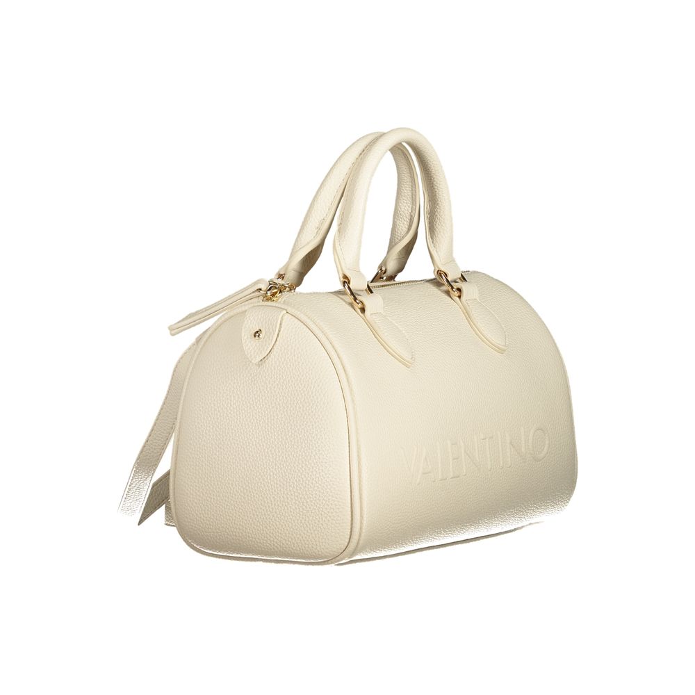 Beigefarbene Polyethylen-Handtasche