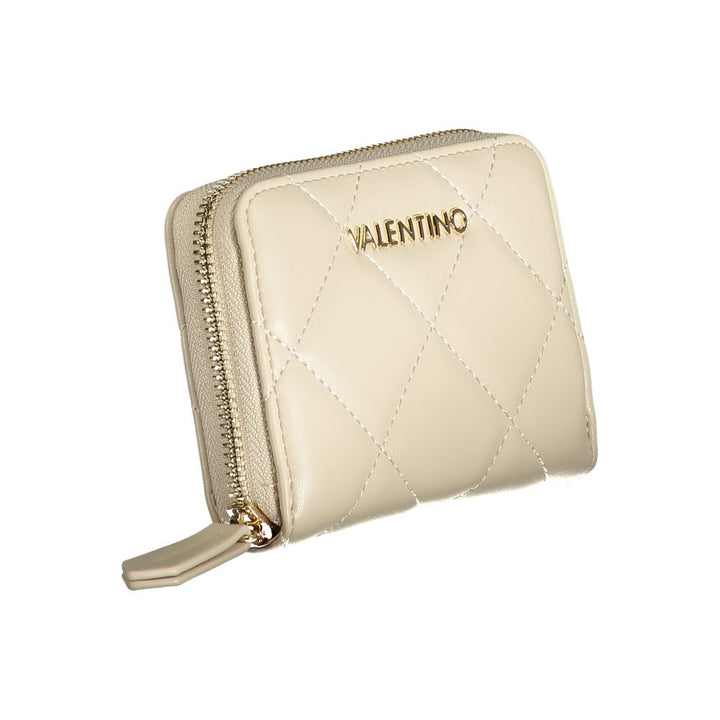 Beige Polyethylen Brieftasche