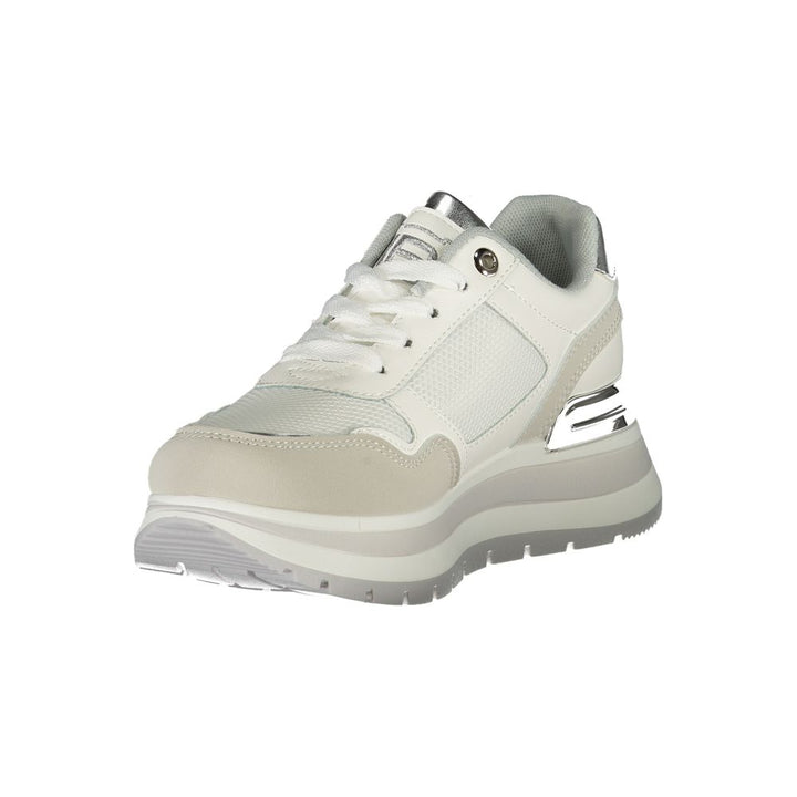 Weißer Polyester Damen Sneaker