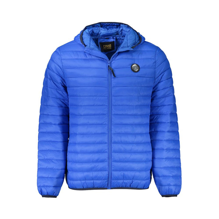 Blaue Polyamid Herren Jacke