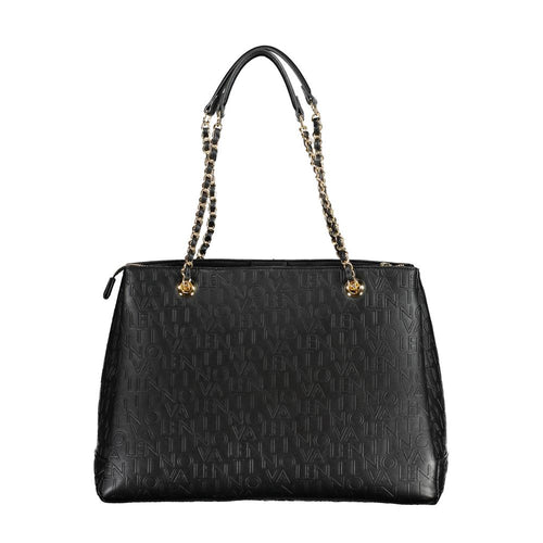Schwarze Handtasche aus Polyethylen