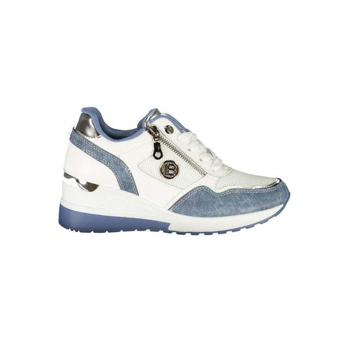 Blau Synthetik Damen Sneaker