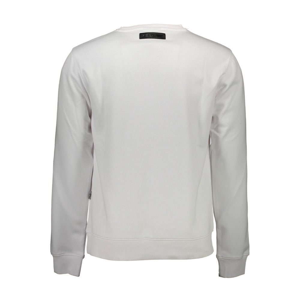 Bianco Baumwoll-Sweatshirt für Herren