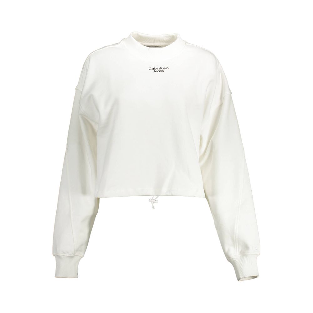 Baumwoll-Sweatshirt in Weiß
