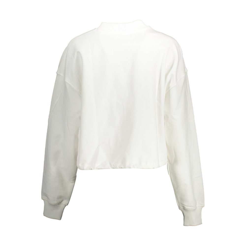 Baumwoll-Sweatshirt in Weiß