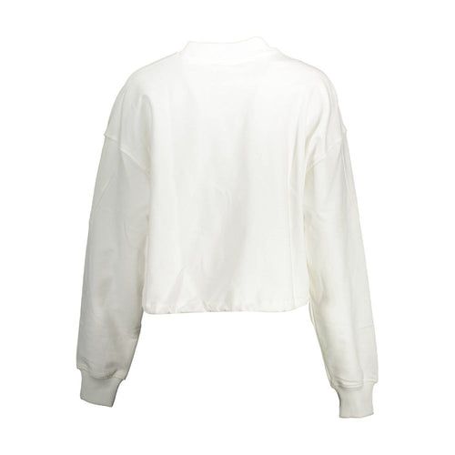 Baumwoll-Sweatshirt in Weiß
