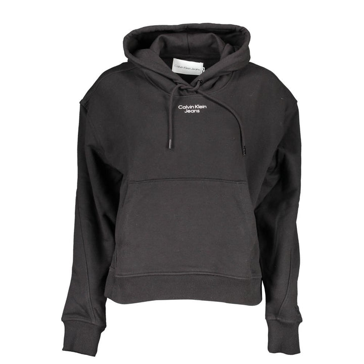 Baumwoll-Sweatshirt in Schwarz