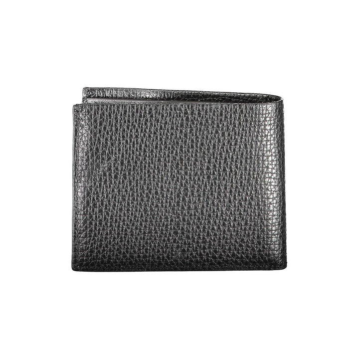 Schwarzes Leder Portemonnaie