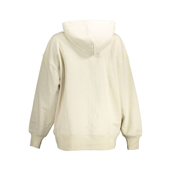 Beiger Baumwoll-Sweatshirt