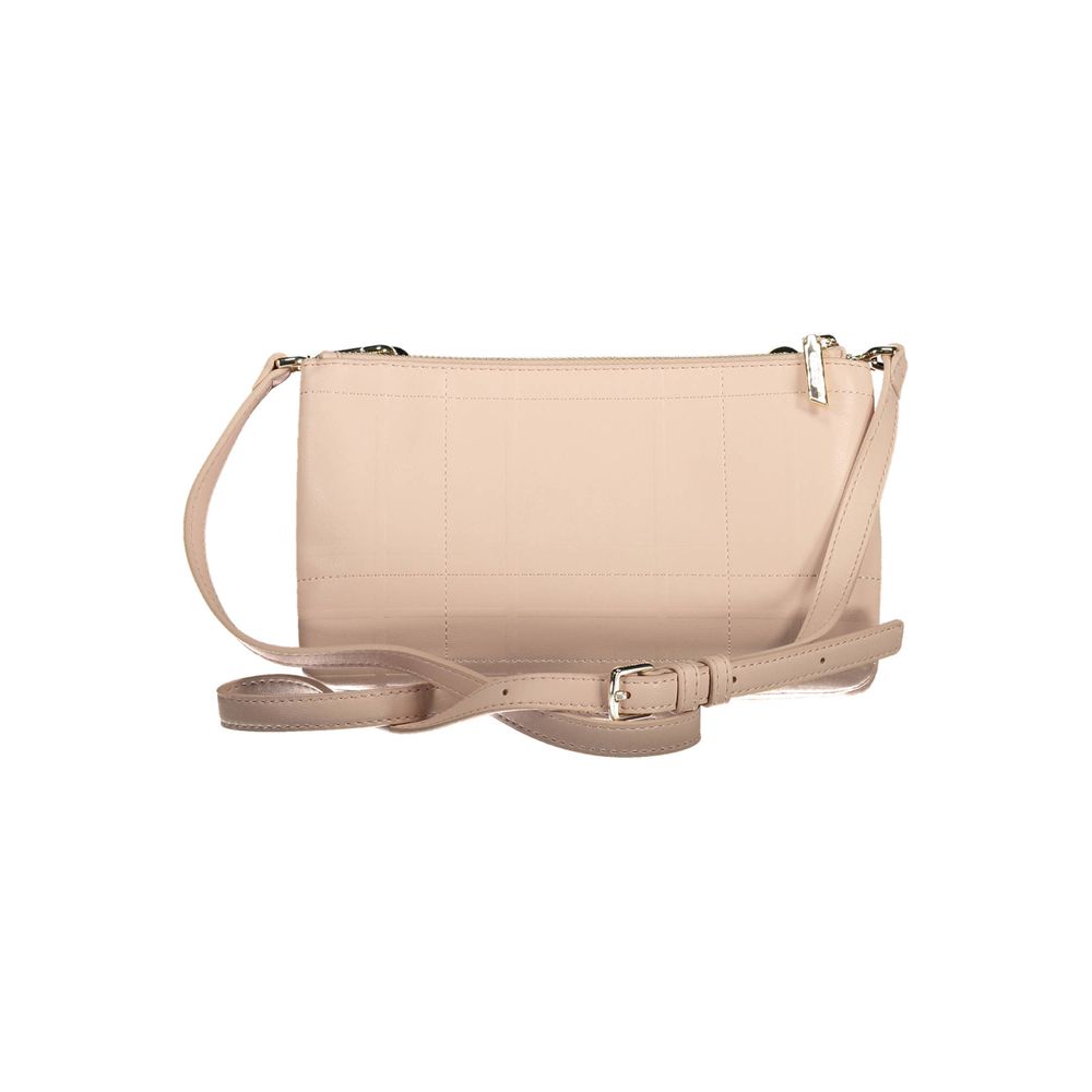Rosa Polyester Handtasche