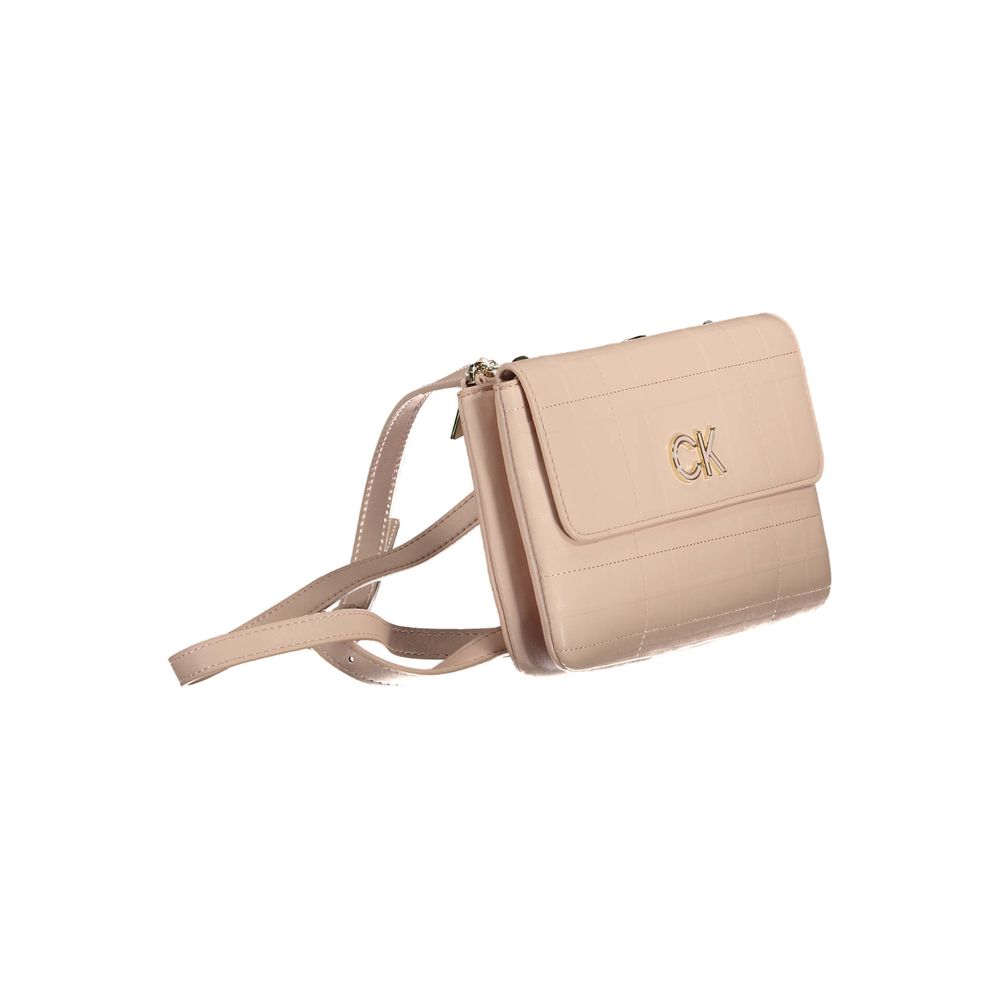 Rosa Polyester Handtasche