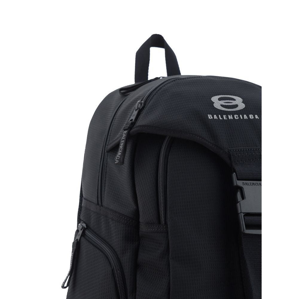 Schwarzer Rucksack