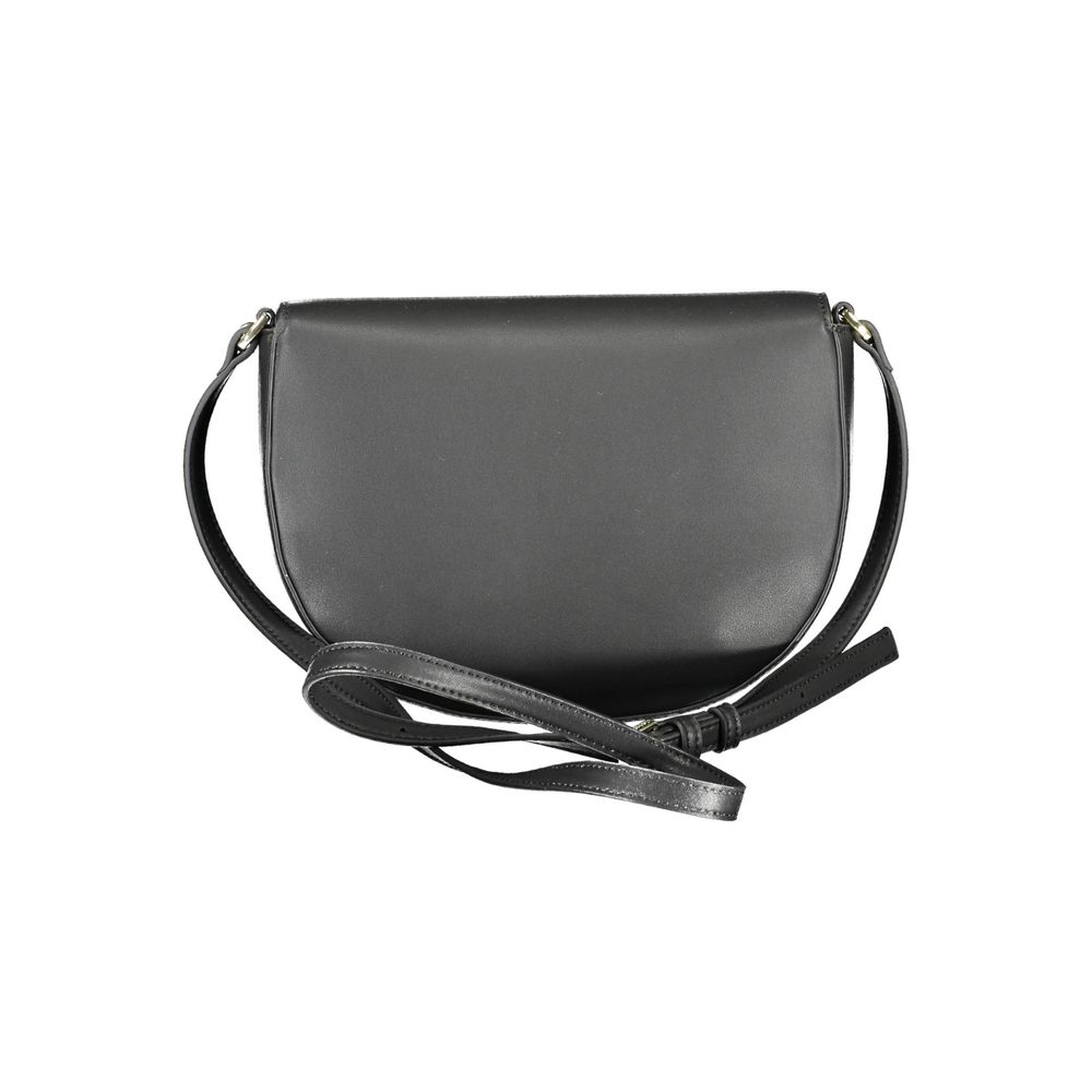 Schwarze Polyester Handtasche