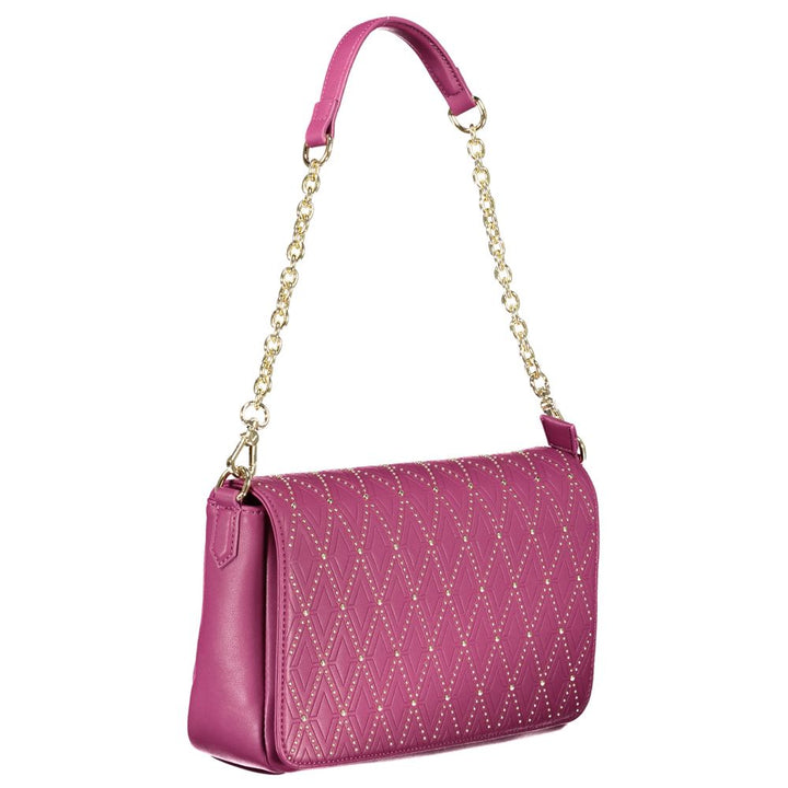 Lila Polyethylen Handtasche