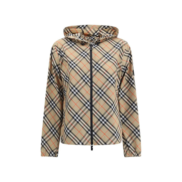 Beige Polyester-Jacke