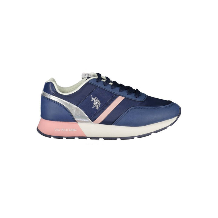 Blaue Nylon Sneaker