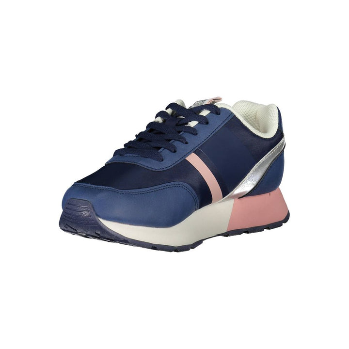 Blaue Nylon Sneaker