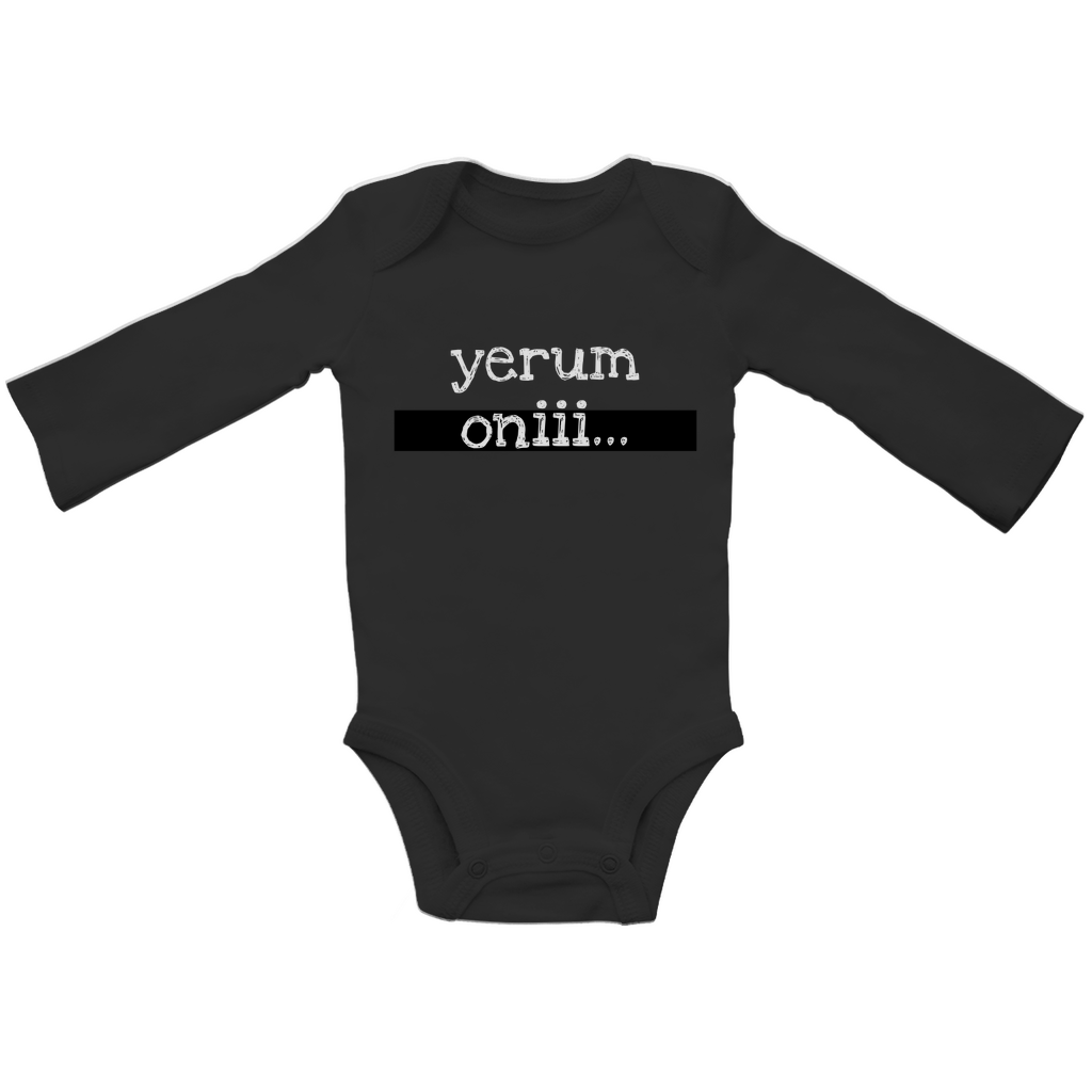 yerum oni... Baby Organic Bodysuite Long Sleeve