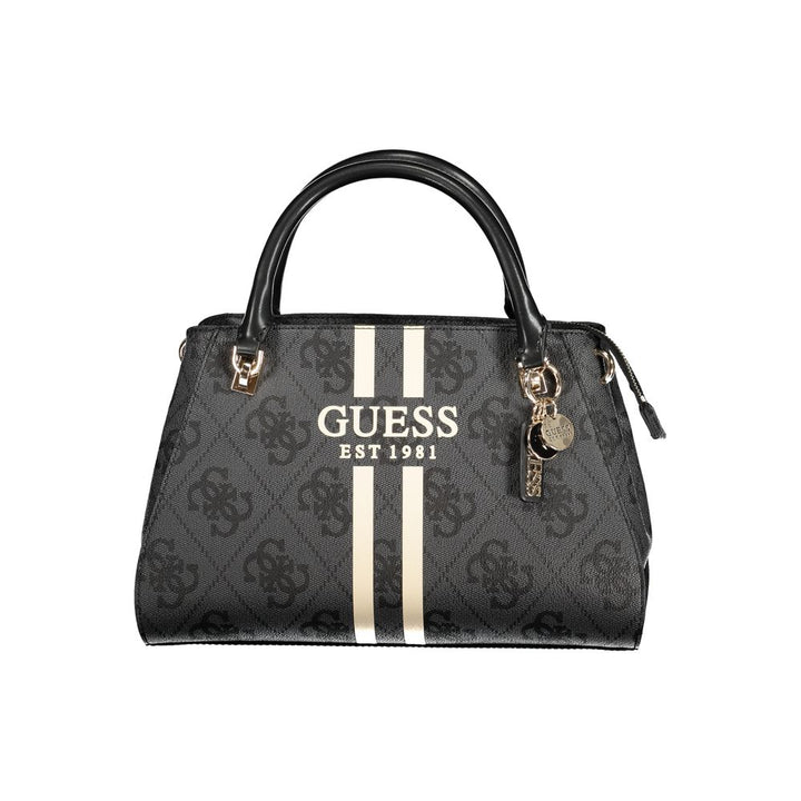 Schwarz Polyethylen Frauen Handtasche